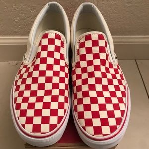 Vans checkered authentic slip on shoes SZ 12 men🔥